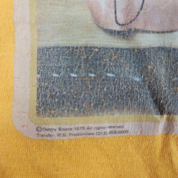 Vtg 1978 Debbie Boone Midsream Shirt Medium - Picture 8 of 9